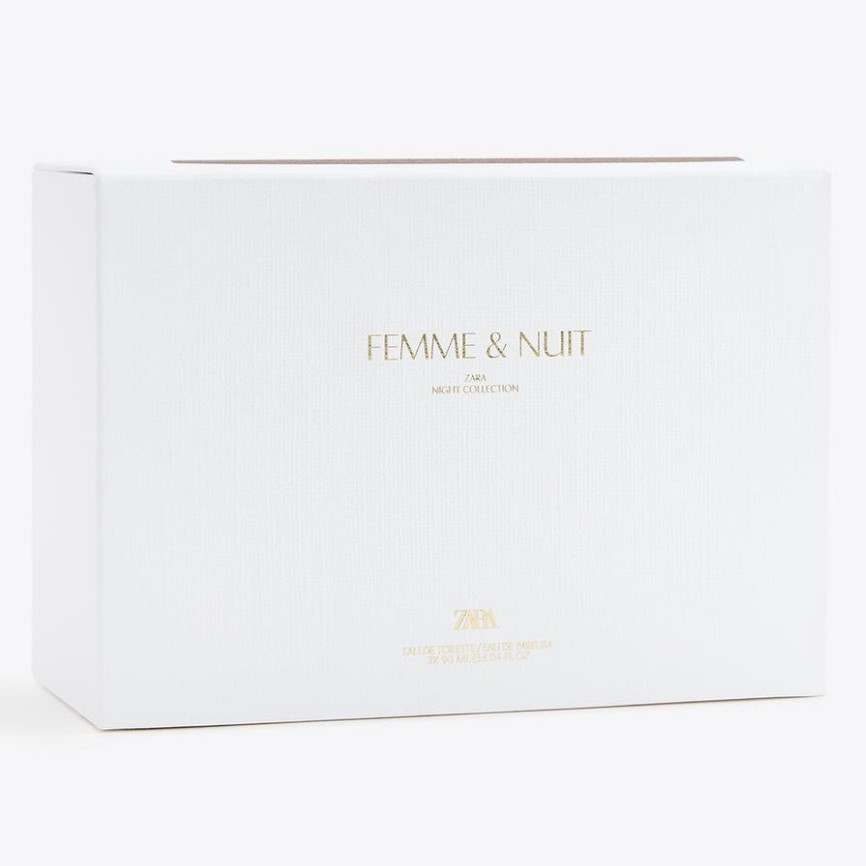 تصویر 2 محصول ست عطر زنانه فمه و نویت زارا حجم 90 میلی‌لیتر 2 عددی | FEMME & NUIT ZARA