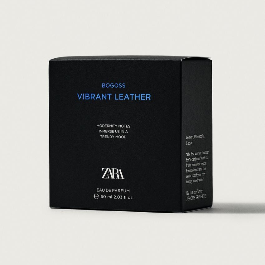 تصویر 2 محصول ادوپرفیوم مردانه  بوگوس ویبرانت لدر زارا 60 میلی لیتر | Bogoss Vibrant Leather 